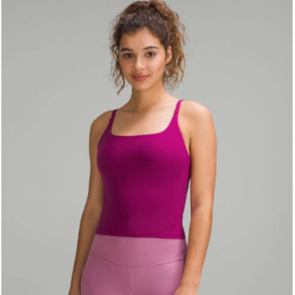 Lululemon Strappy Nulu Shelf Tank Top